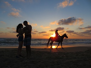 Beach at night