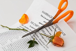 Breakup of relationships and marriages